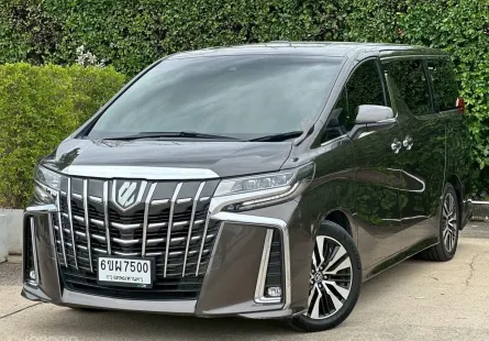 2021 Toyota ALPHARD 2.5 รถตู้/MPV ขายรถสวย ไมล์น้อย มือเดียวป้ายแดง 