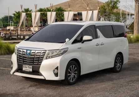2016 Toyota ALPHARD 2.5 HYBRID รถตู้/MPV รถบ้านแท้