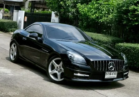 Mercedes Benz SLK 200 BE ROADSTER ปี2012 สีดำ ออโต้ เบนซิน 