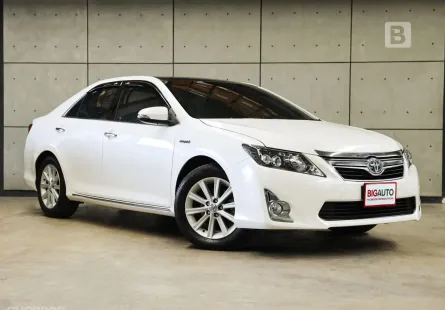 2012 Toyota CAMRY 2.5 Hybrid Sedan AT ไมล์แท้ ตัวรถโดยรวมเรียบร้อย ราคาดีที่สุดในตลาด B1042
