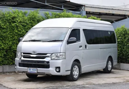 2018 Toyota COMMUTER 3.0 D4D ฟรีดาวน์ 0.บาท รถสวยสภาพนี้หายาก รถเจ้าของเดียวไมล์แท้100% 