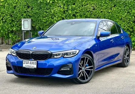 2022 BMW 3 Series 2.0 330e รถเก๋ง 4 ประตู รถบ้านมือเดียว ไมล์น้อบ  