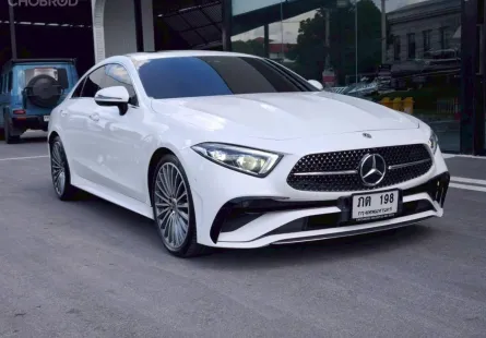 2023 MERCEDES-BENZ CLS 220d AMG PREMIUM Facelift สีชาว ภายในแดง