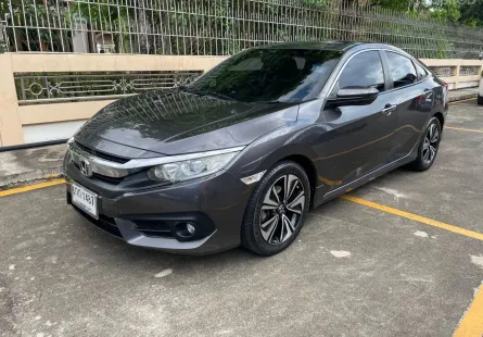 CIVIC 1.5 Turbo  2016 รถสวย มีกล้องถอย เบาะหนังคู่หน้าไฟฟ้า รับประกันเครื่อง/เกียร์ 2 ปี, 20,000 กม.
