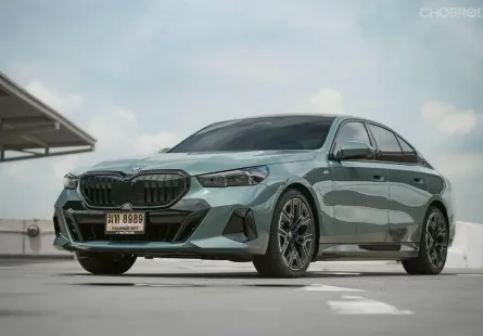 All New !! BMW 530e M sport Pro G60 ปี 2024 สีพิเศษ Cape york green