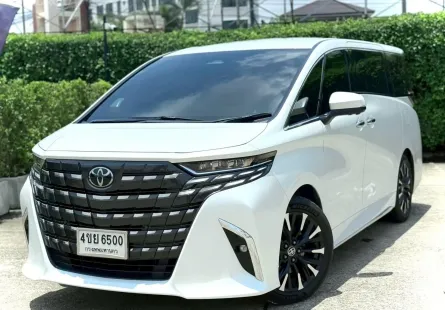 Toyota Alphard 2.5 HEV Executive Lounge 2023 รถบ้านมือสองคุณภาพสูง ไมล์น้อย มือเดียวป้ายแดง  