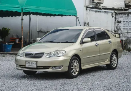Toyota CorollaAltis 1.8 G ปี 2005 รุ่นท็อป แก้สLPGโดนัท