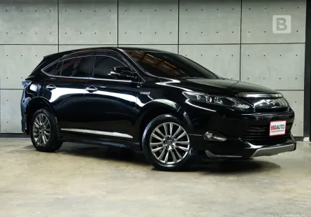 2015 Toyota HARRIER 2.5 Hybrid Premium SUV AT ไมล์แท้ รุ่นTopสุด (Full Option) สีดำยอดนิยม B3050