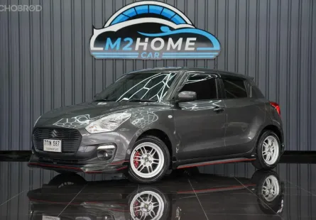 SUZUKI SWIFT GL 1.2L CVT AT ปี 2018 สี เทา
