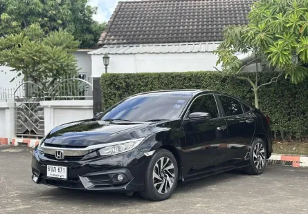 Honda Civic 1.8 EL ปี 2017 ตัวท็อปสุด สีดำ