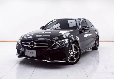 1E095 MERCEDES-BENZ C-CLASS C300 2.1 AMG BLUETEC HYBRID AT 2016