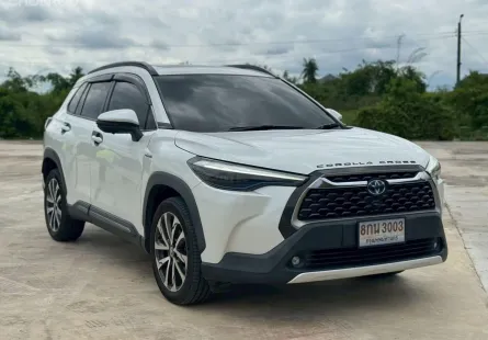 Toyota Cross 1.8 Hybrid Premium Safety สีขาว 