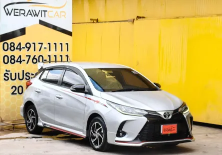 Toyota yaris 1.2 Sport Hatchback ปี 2021 5 ประตู เครื่อง เบนซิน เกียร์ Auto รถสวย สภาพใหม่ป้ายแดง