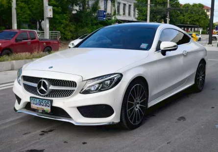 2019 MERCEDES-BENZ C250 AMG+ COUPLE  ภายในแดง สวยเดิม 