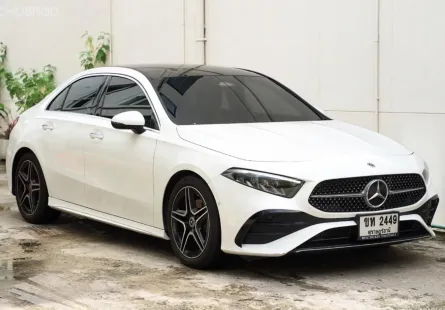 2024 Mercedes-Benz A-Class 1.3 A200 รถเก๋ง 4 ประตู รถบ้านมือเดียว ไมล์น้อย  12,000 km 