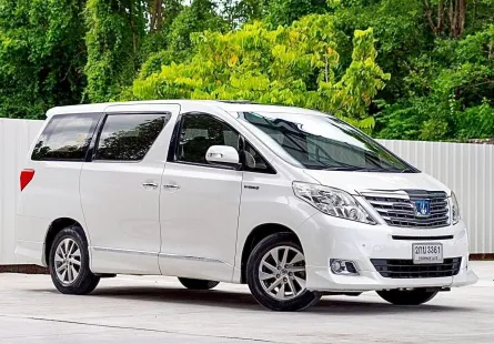 2013 Toyota ALPHARD 2.4 HYBRID รถตู้/VAN รถบ้านมือเดียว