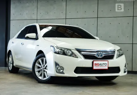 2012 Toyota CAMRY 2.5 Hybrid Sedan AT ไมล์แท้ สภาพเดิมทั้งคันโครงสร้างเดิมไม่เคยมีอุบัติเหตุ B5041
