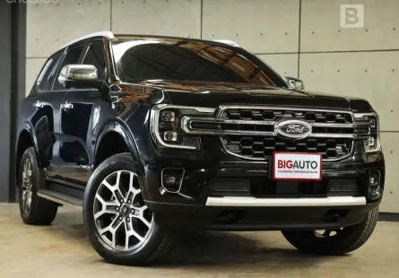 2024 Ford EVEREST 2.0 Titanium+ 4WD SUV BI-TURBO AT ไมล์แท้ 3 หมื่น Warranty 5 ปี 150,000 KM B2144