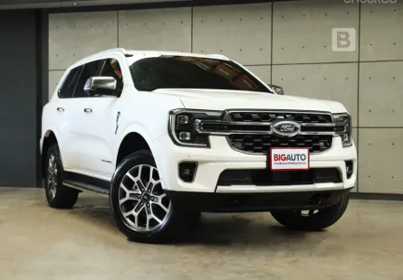 2024 Ford EVEREST 2.0 Titanium+ 4WD SUV BI-TURBO AT ไมล์แท้ 4 หมื่น Warranty 5 ปี 150,000 KM B2740
