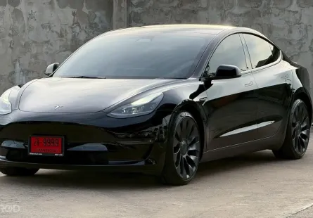 ขายรถ Tesla Model 3 PERFORMANCE 4WD ปี 2023 สภาพดี ไมล์น้อย มือเดียวป้ายแดง  