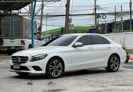 2019 Mercedes-Benz C-Class 2.0 C220d รถเก๋ง 4 ประตู ดาวน์ 0%
