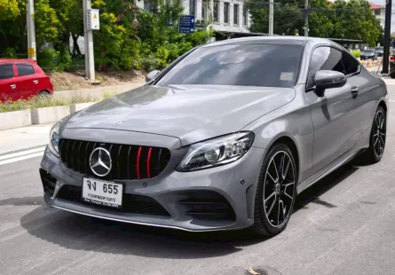 2023 BENZ C200 2.0 COUPE AMG DYNAMIC สีดำ Wrap เทา