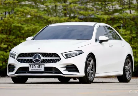 2022 Mercedes-Benz A-Class 1.3 A200 รถเก๋ง 4 ประตู รถบ้านแท้ มือเดียวป้ายแดง  