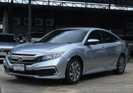 2019 Honda CIVIC 1.8 E i-VTEC เบาะหนัง ผ่อน8,*** ออกรถ999 รถมือแรกประวัติเช็คศูนย์ ดูแลฉุกเฉิน 24ชม
