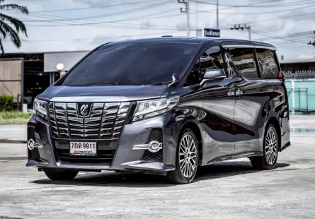 2017 Toyota ALPHARD 2.5 รถตู้/MPV รถบ้านมือเดียว