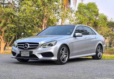 MERCEDES-BENZ E300 BLUETEC HYBRID AMG DYNAMIC สีเทา ปี 2014