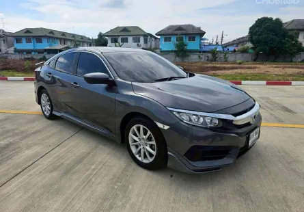 2017 HONDA CIVIC FC 1.8 E AUTO สีเทา รถสวยสภาพดี
