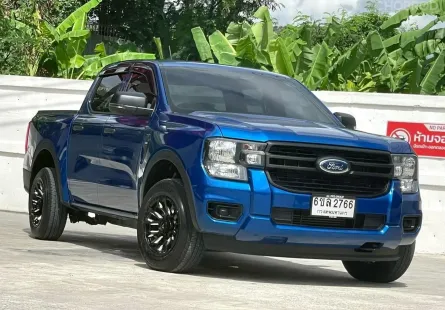 2022 Ford Ranger 2.0 XL Double Cab สีน้ำเงิน เกียร์ธรรมดา 5 สปีด