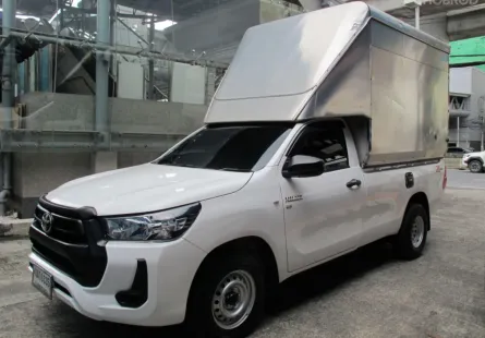 2024 TOYOTA REVO 2.8 ENTRY หัวเดียว เกียร์ธรรมดา สีขาว ตู้ทึบ + โช๊คช่วงล่าง รถสวยสภาพดี ฟรีดาวน์