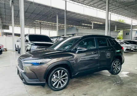 TOYOTA CROSS 1.8 PREMIUM SAFETY HYBRID 2021 รถสวย มือแรก พร้อมใช้ ไมล์น้อย TOP รับประกันตัวถัง