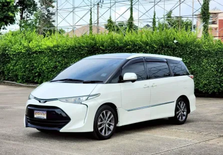 2017 Toyota ESTIMA 2.4 Aeras Premium รถตู้/MPV รถบ้านมือเดียว ไมล์แท้ 