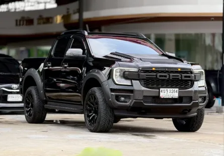 2022 FORD RANGER 2.0 SPORT DOUBLE CAB โฉม HI-RIDER สีดำ เกียร์ออโต้ เครื่องดีเซล ขับ2