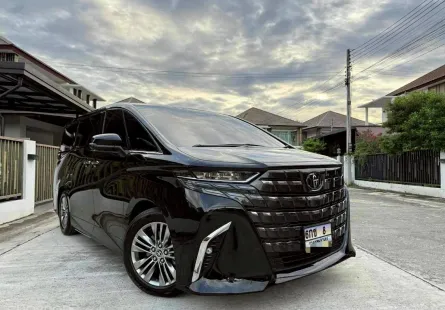 TOYOTA ALPHARD 2.5 Z TOP OPTION ปี 2024 จด 2025 สีดำ