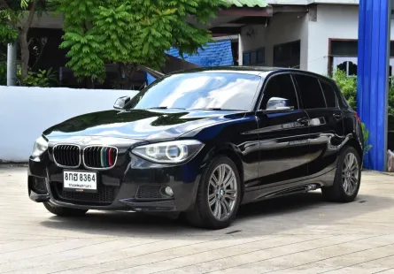 BMW 116i M Sport (F20) รถ CBU นำเข้าทั้งคัน ปี 2013 สีดำ สภาพสวยๆ ช่วงล่างแน่นๆ เครื่อง 1,600 cc