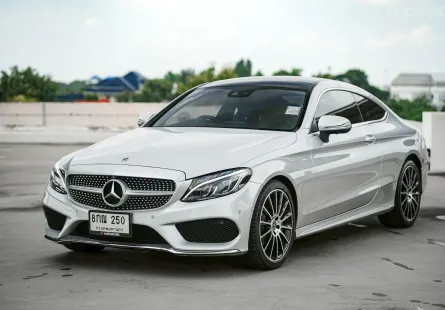New !! Benz C250 Coupe AMG ปี 2018 เกียร์ 9 Speed แล้ว สภาพสวยมาก ราคาเร้าใจเหมือนเดิม