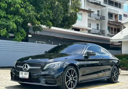 2020 จด2023 Benz C200 Coupe Amg Dynamic W205 สีดำ