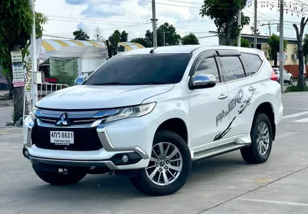 รุ่นรถ :Mitsubishi pajero 2.4 GLS  ปี:2015 เครื่อง: ดีเซล เกียร์: ออโต้ สี: ขาว