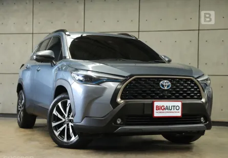 2021 Toyota Corolla Cross 1.8 Hybrid Premium Safety AT ไมล์เเท้ 8 หมื่น รุ่นTOPสุด FULL OPTION B4833