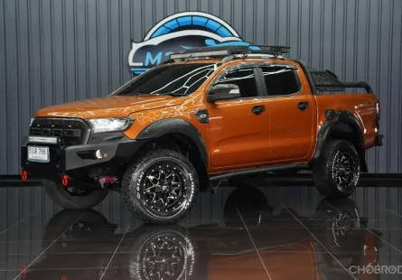 FORD RANGER DOUBLE CAB 3.2 Wildtrak 4x4 AT ปี 2015 จด 2016 สีส้ม