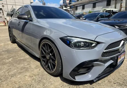2023 Mercedes-Benz C350e AMG สีดำ (Wrapเทา)