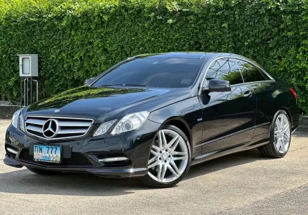 2012 Mercedes-Benz E-Class 2.0 E200 CGI Coupe  รถเก๋ง 2 ประตู รถบ้านมือเดียว ไมล์น้อย 