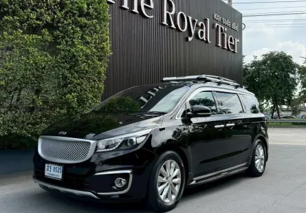 Kia Grand Carnival 2.2 EX 2017 รถบ้านแท้ ประตูไฟฟ้า ไมล์เพียง 43,000 km มือเดียวป้ายแดง  