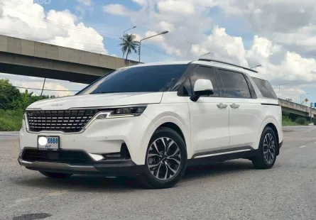 Kia Carnival 2.2 Carnival SXL 2023 รถครอบครัว 11 ที่นั่ง สีขาว ไมล์แท้ ประวัติดี 