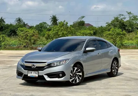 2017 Honda CIVIC 1.8 EL i-VTEC รถเก๋ง 4 ประตู รถบ้านมือเดียว ไมล์น้อย 