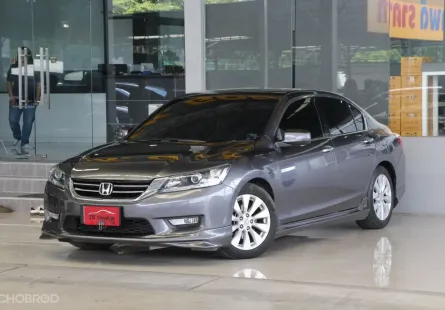 Honda ACCORD 2.0 EL ปี 2013 รถบ้านแท้ๆ ไม่เคยติดแก๊สแน่นอน ใช้น้อยเข้าศูนย์ตลอด ออกรถ0บาท