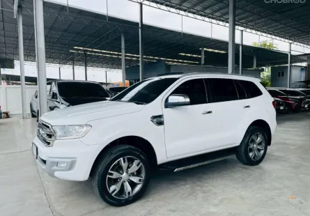 FORD EVEREST 2.2 TITANIUM PLUS ปี 2018 รถสวย มือแรกออกห้าง พร้อมใช้ ไมล์น้อย TOP รับประกันตัวถังสวย